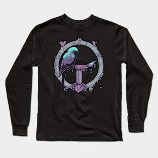 Goth Crow Long Sleeve T-Shirt